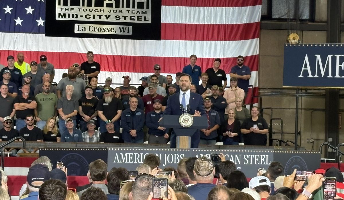 NextImg:Vice President Vance touts tax cuts, manufacturing subsidies of Trump’s rebranded law in Wisconsin