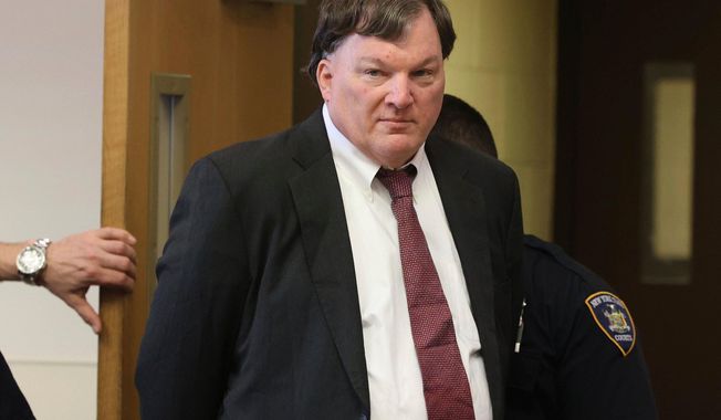 FILE - Rex Heuermann, charged in a string of deaths known as the Gilgo Beach killings, appears in Judge Timothy Mazzei's courtroom at Suffolk County Court in Riverhead, N.Y., for a status conference on Tuesday, Feb. 25, 2025. (James Carbone/Newsday via AP, File)
