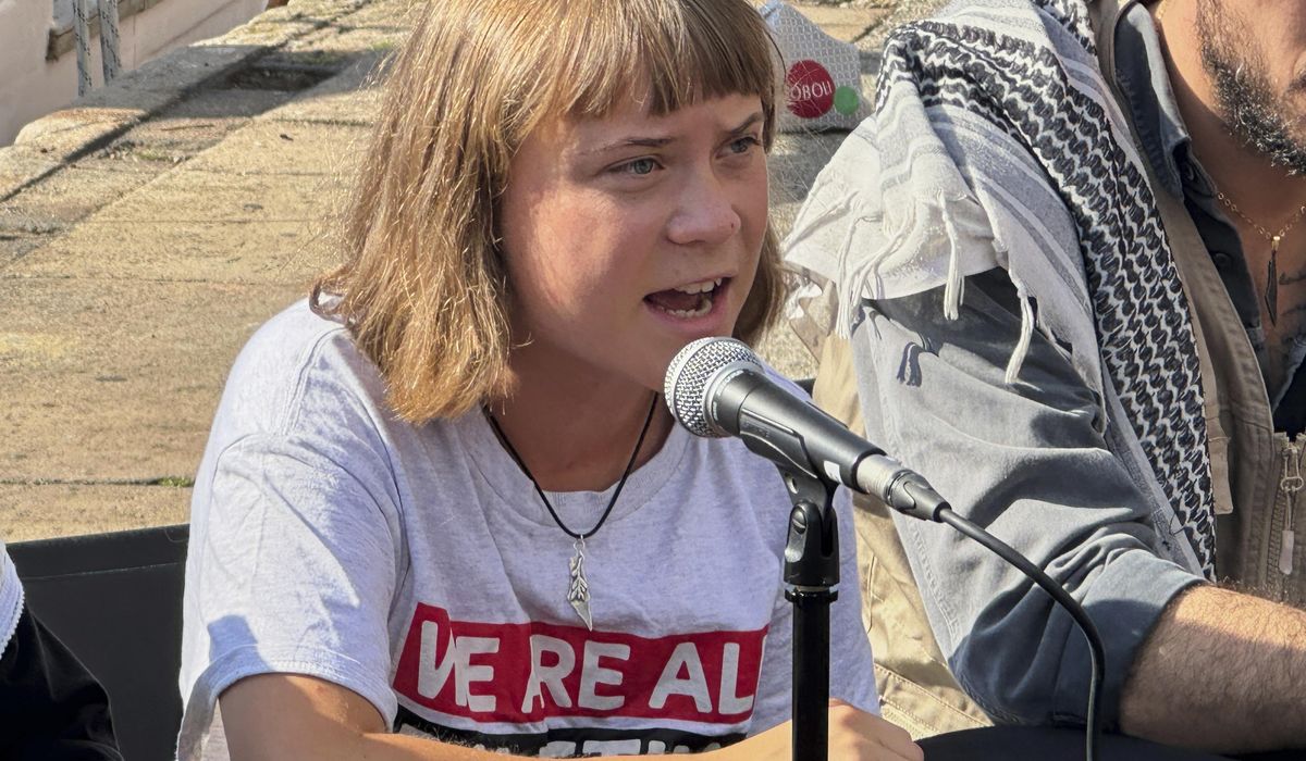 NextImg:Radio jammed with ABBA music on Greta Thunberg’s flotilla to Gaza