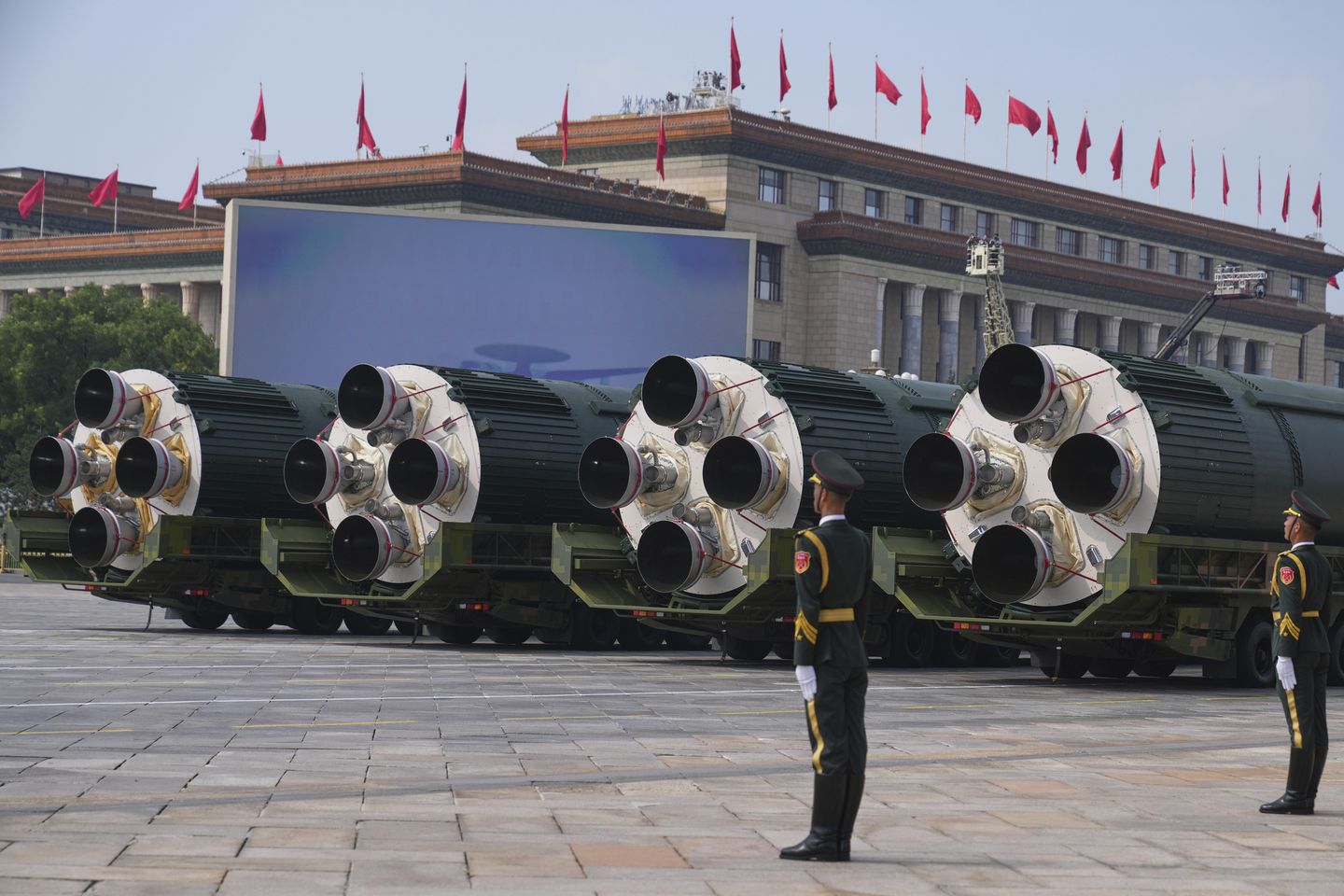 New ICBMs lead parade of advanced Chinese weapons