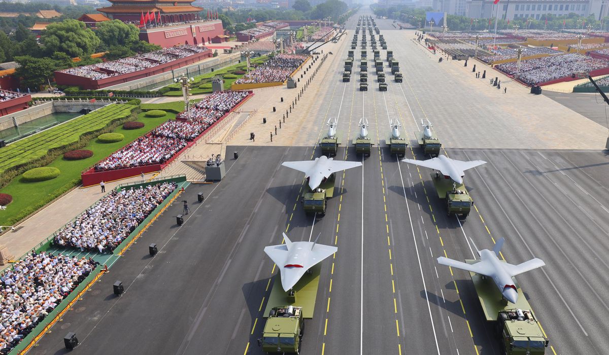 NextImg:China’s military parade reveals new hypersonic missiles, drone submarines and ICBMs