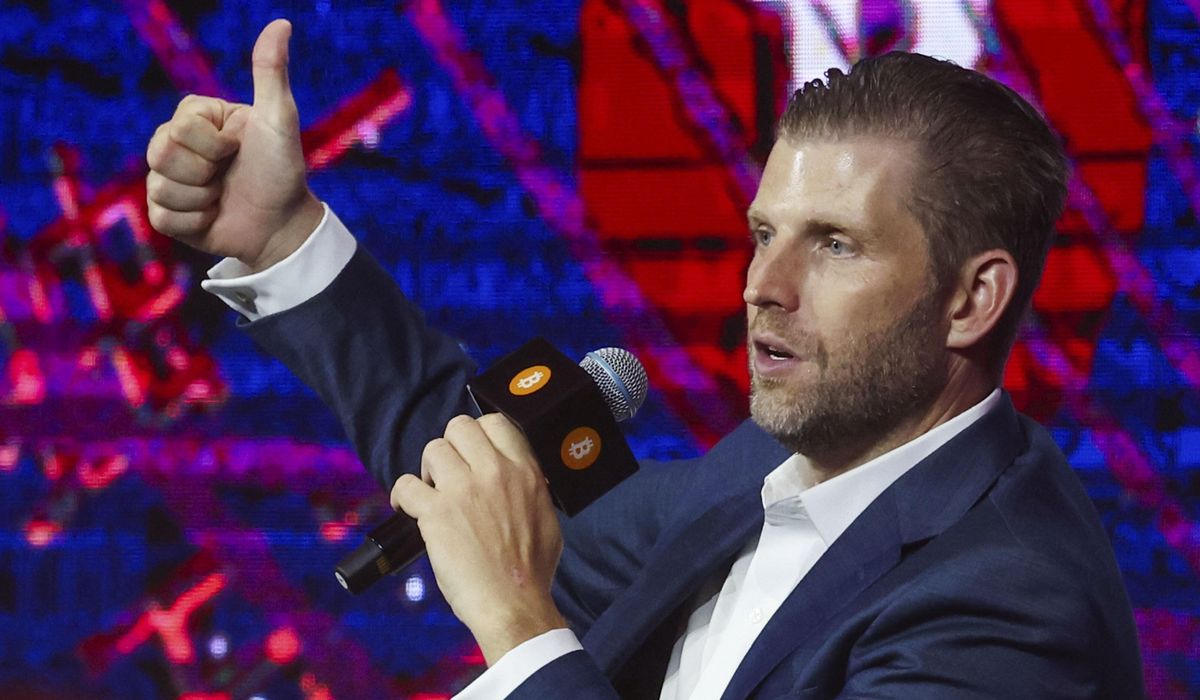 NextImg:Eric Trump: Charlie Kirk’s death has ‘awoken a sleeping giant’