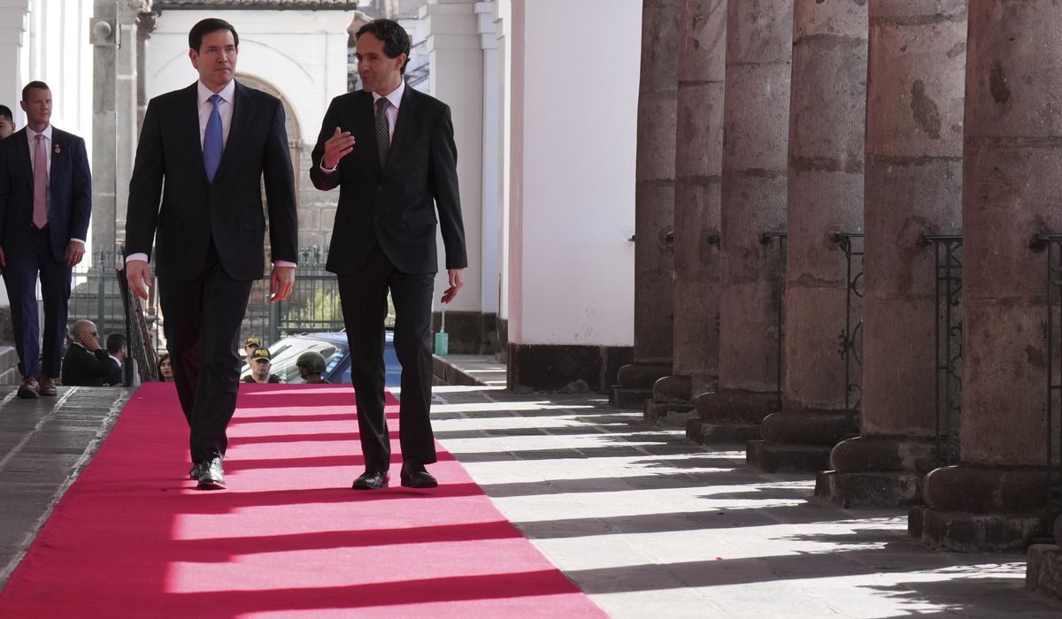 NextImg:Rubio visits Ecuador as U.S. military strike on Venezuelan boat overshadows talks