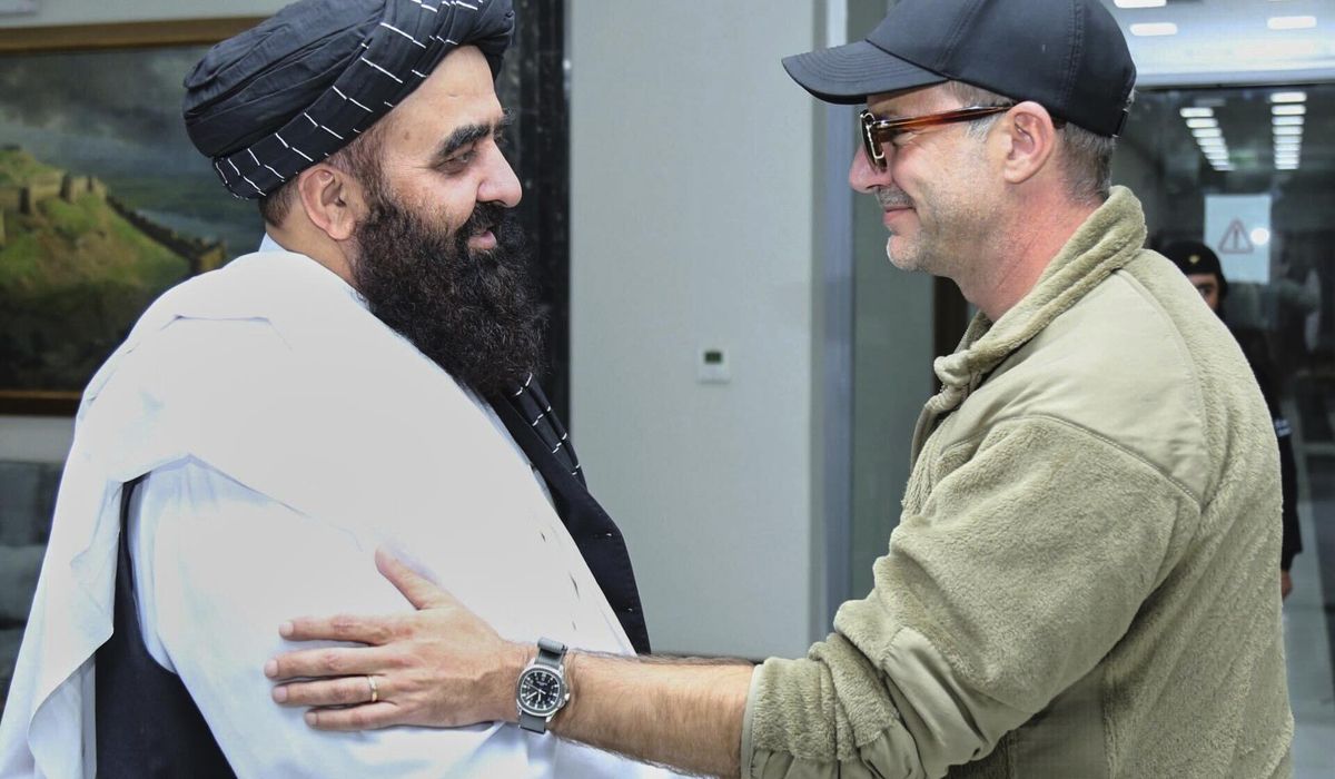 NextImg:Taliban says they discussed normalizing relations with U.S. envoys