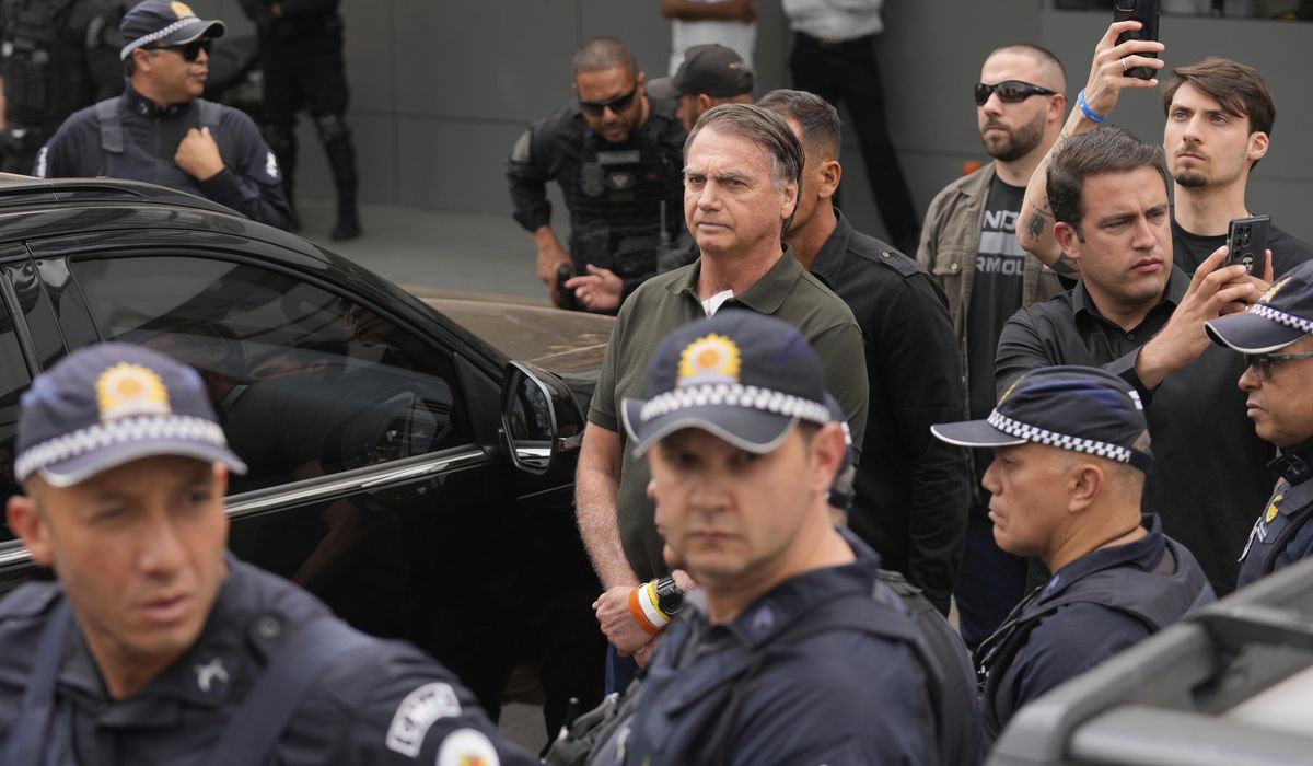 NextImg:Brazil ex-President Jair Bolsonaro briefly leaves house arrest for hospital visit