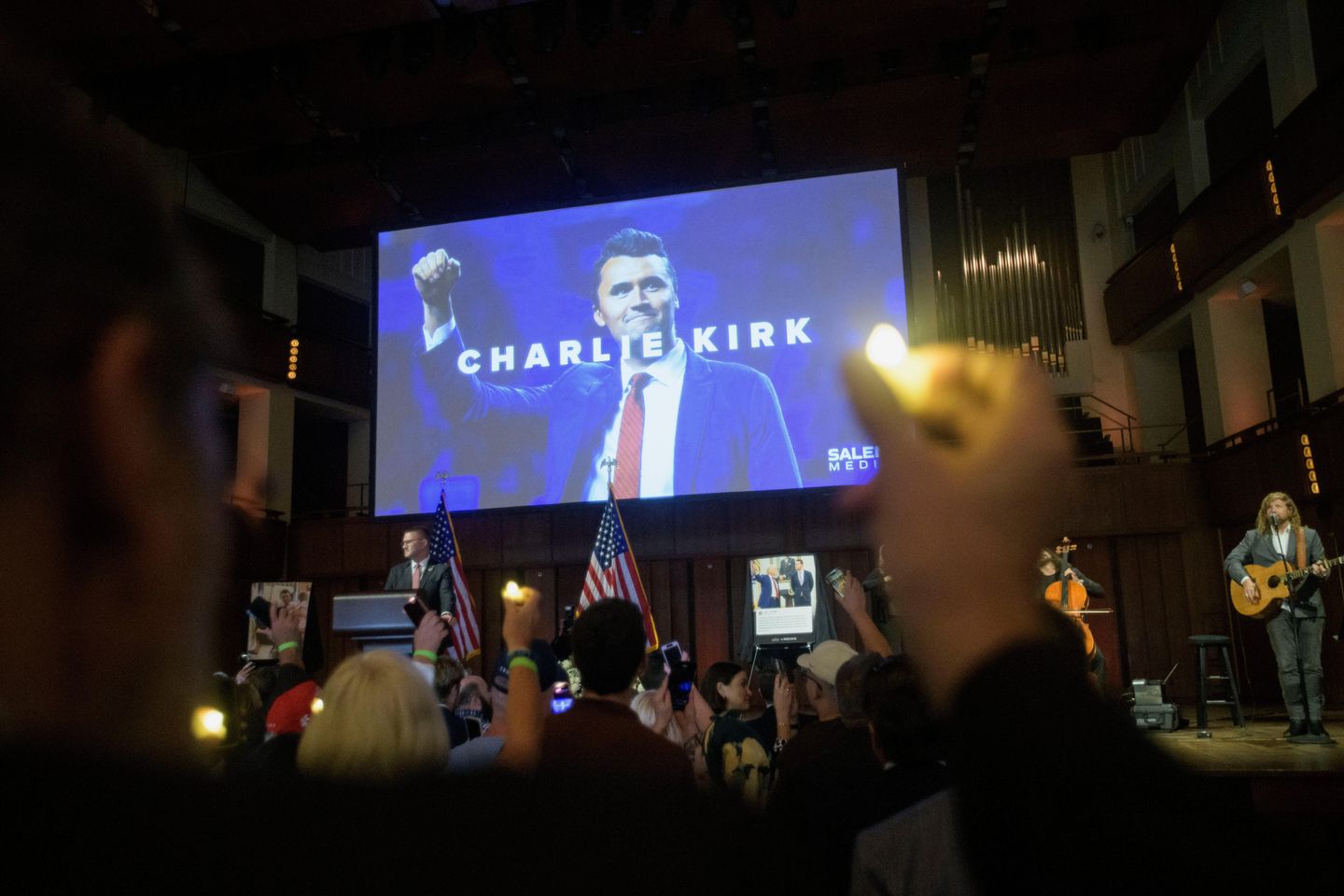 Trump officials, GOP lawmakers recall personal moments with Charlie Kirk at D.C. vigil