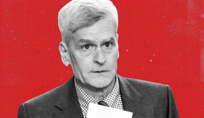 Sen. Bill Cassidy illustration by Linas Garsys / The Washington Times