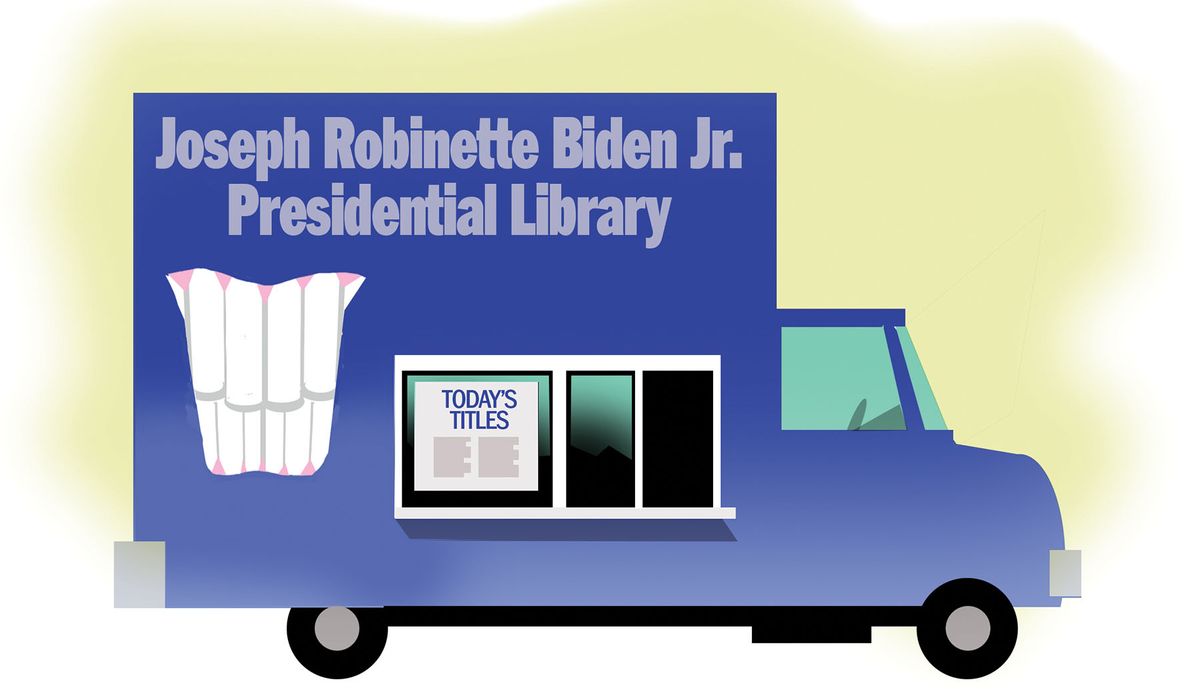 NextImg:Donors snub the Biden library fund; Obama memorializes himself