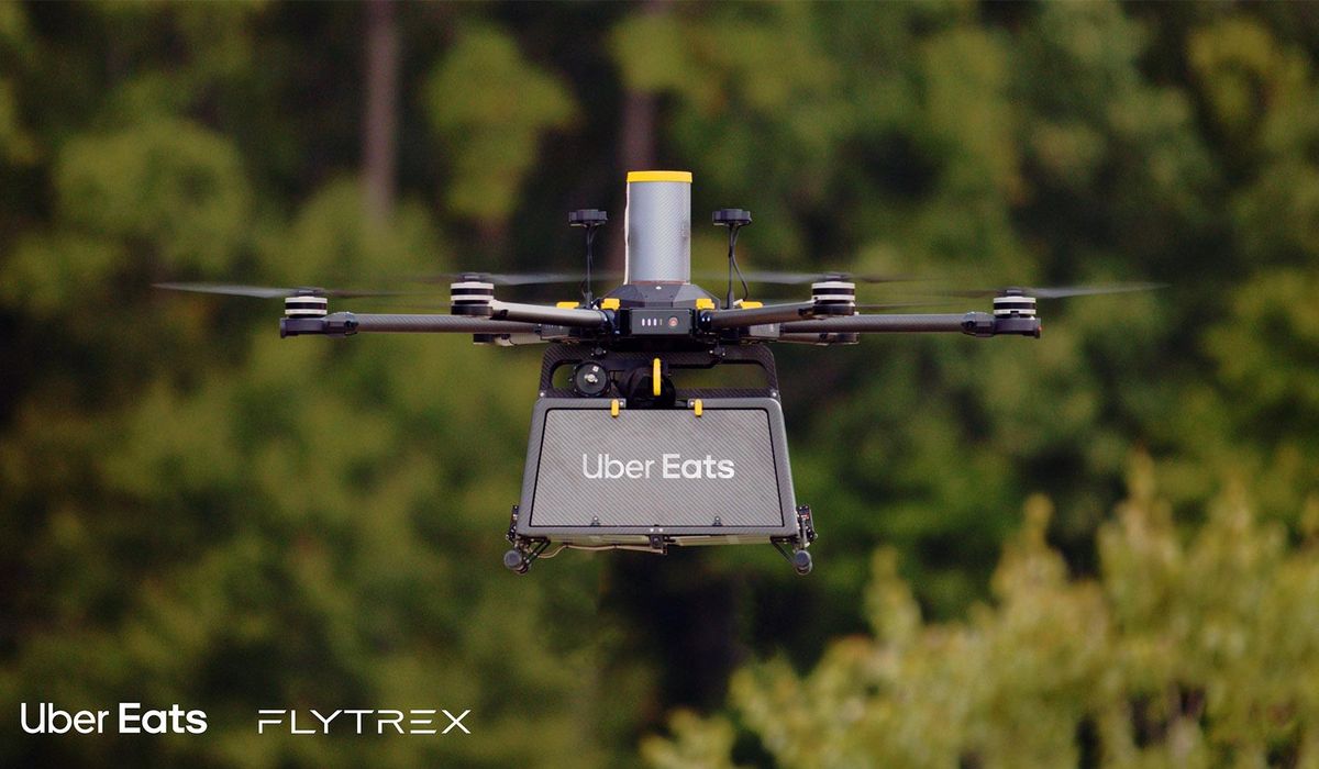 NextImg:Uber partnering with drone company to launch aerial food-delivery program