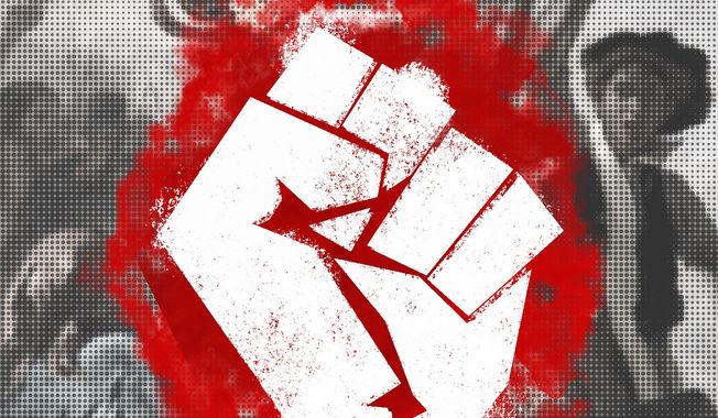 The left's revolution born in bloodshed illustration by Linas Garsys / The Washington Times