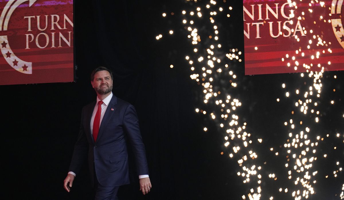 NextImg:‘We wouldn’t be here’: Vance says Charlie Kirk changed history
