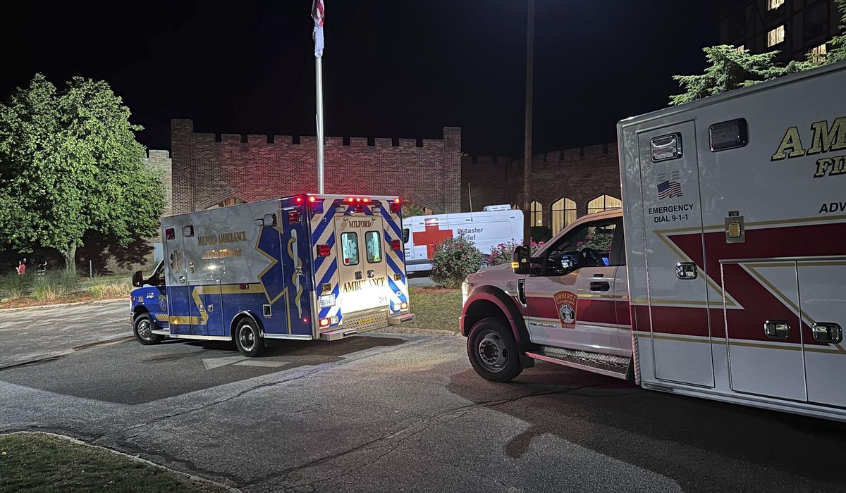 NextImg:Alleged gunman yelled ‘free Palestine’ before deadly shooting at New Hampshire country club