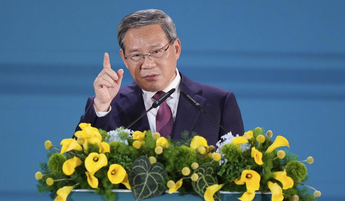 NextImg:Chinese premier says U.S. and his country need to ‘work in the same direction’