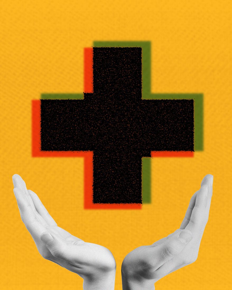 What socialized medicine and medical care illustration by Linas Garsys / The Washington Times