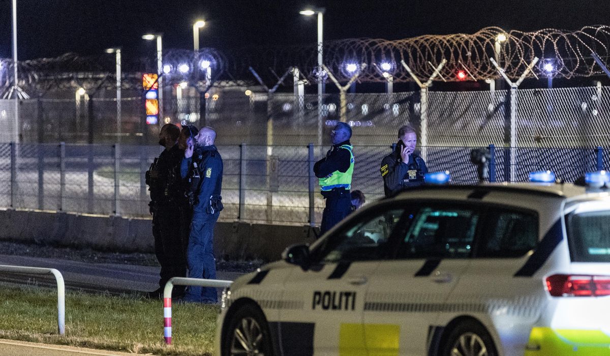 NextImg:A drone flyover above Copenhagen Airport prompts concerns that Russia was behind it