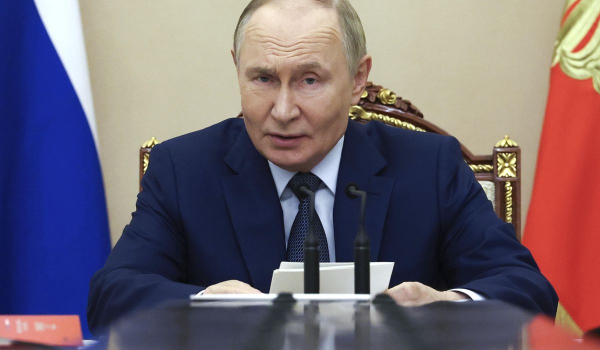 NextImg:Putin says Russia will stick to nuclear arms limits for one more year after treaty with U.S. expires