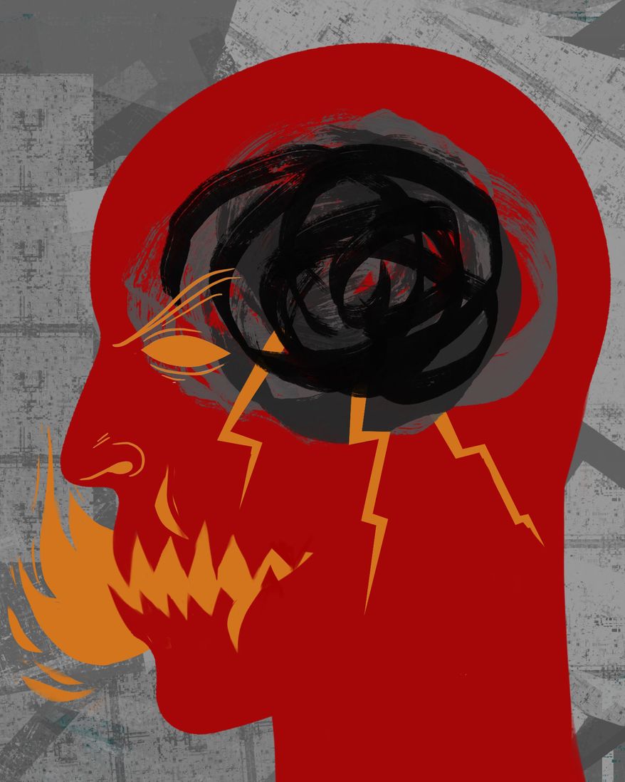 The politics of hate speech and recrimination illustration by Linas Garsys / The Washington Times
