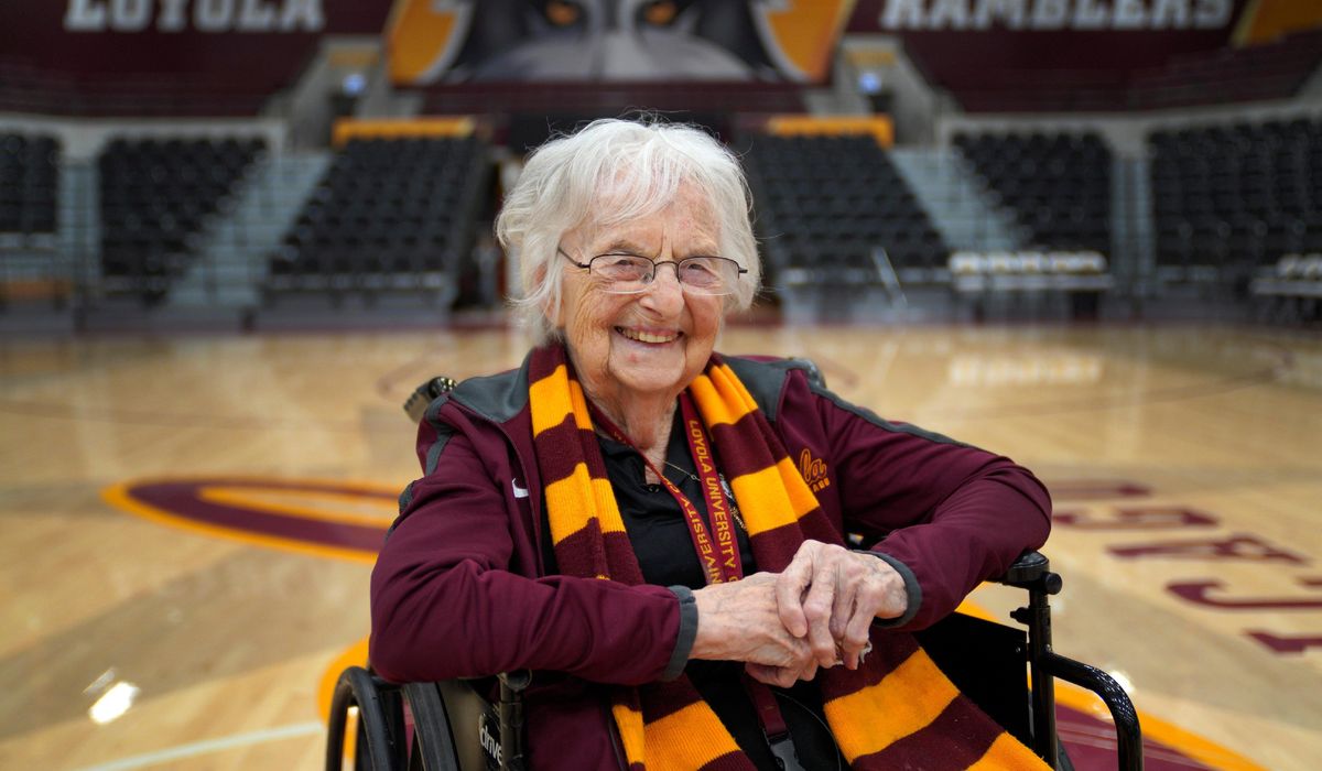 NextImg:Sister Jean Dolores Schmidt, Loyola Chicago’s beloved chaplain, dies at 106