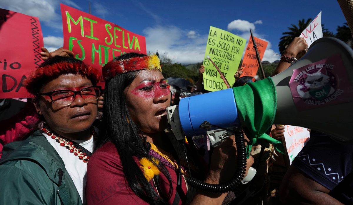 NextImg:Indigenous groups criticize Ecuador’s $47 billion oil expansion plan in Amazon