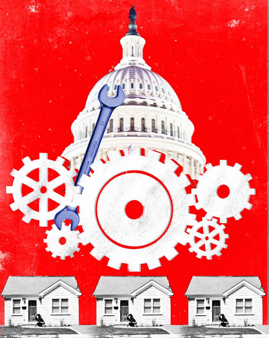Democrats' government shutdown illustration by Linas Garsys / The Washington Times