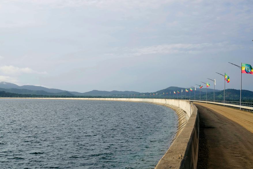 FILE - A view of the Grand Ethiopian Renaissance Dam in Benishangul-Gumuz, Ethiopia, Sept. 9, 2025. (AP Photo/Jackson Njehia)