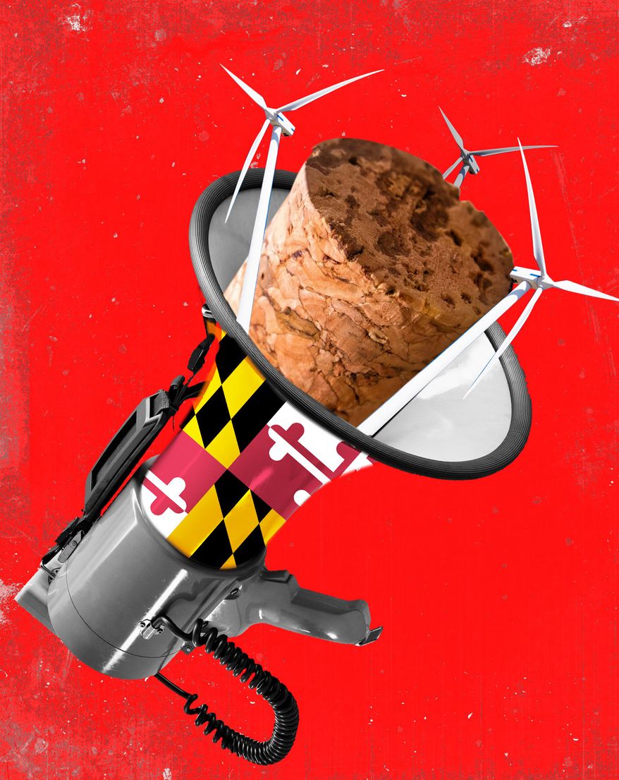 Maryland climate policy illustration by Linas Garsys / The Washington Times