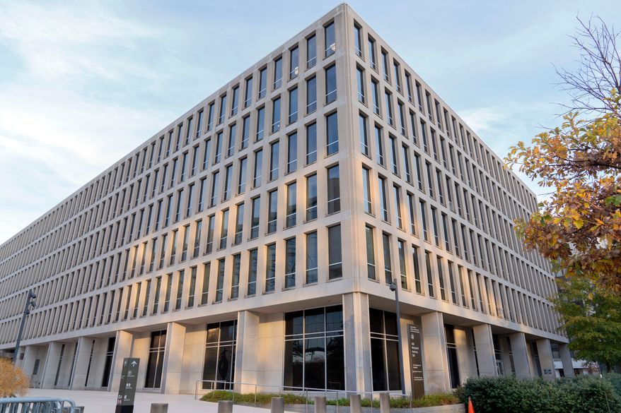 The U.S. Department of Education building is seen in Washington, Nov. 18, 2024. (AP Photo/Jose Luis Magana, file)