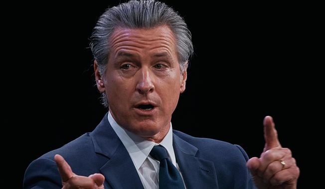 California Gov. Gavin Newsom speaks during the Clinton Global Initiative in New York on Wednesday, Sept. 24, 2025. (AP Photo/Andres Kudacki) **FILE**