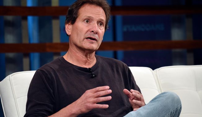 FILE - Then-PayPal CEO Dan Schulman participates in the Yahoo Finance All Markets Summit: A World of Change at The TimesCenter on Sept. 20, 2018, in New York. (Photo by Evan Agostini/Invision/AP, File)