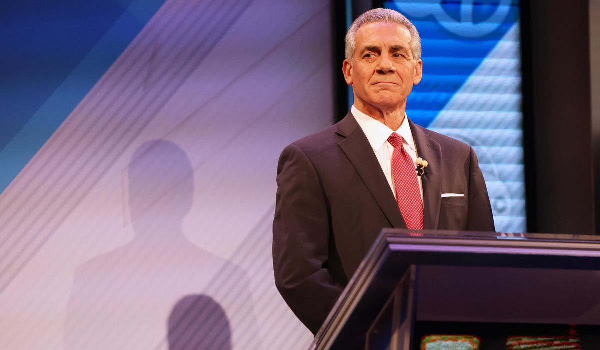 NextImg:In blue New Jersey, Ciattarelli woos disillusioned voters with pitch inspired by Trump, Reagan