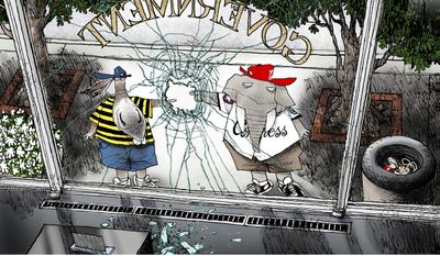 Government (Illustration by Michael Ramirez for Creators Syndicate)