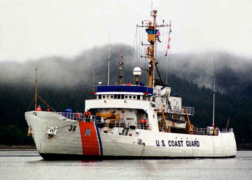 This photo taken in 2000 shows the U.S. Coast Guard Cutter Storis underway in the Gastineau Channel in Alaska. (AP Photo/Mark Farmer) **FILE**