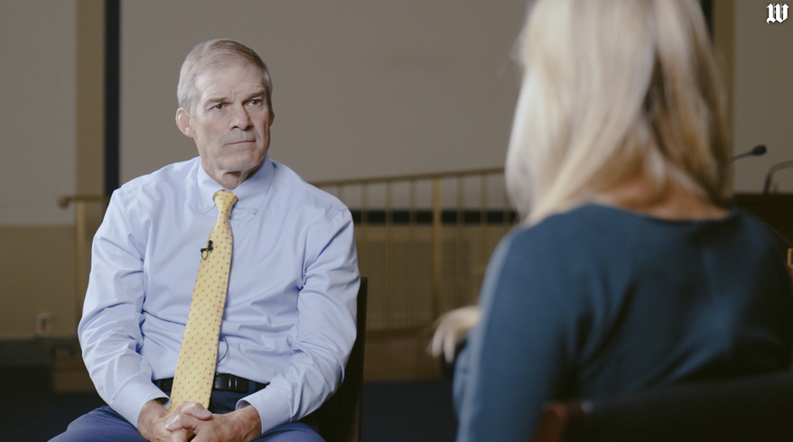 House Judiciary Committee Chairman Jim Jordan sits down with The Washington Times' Alex Swoyer. The Ohio Republican, in a wide-ranging interview, said impeachment of judges who issue “stupid” rulings thwarting President Trump is “on the table,” though he said Congress needs to explore other options first.