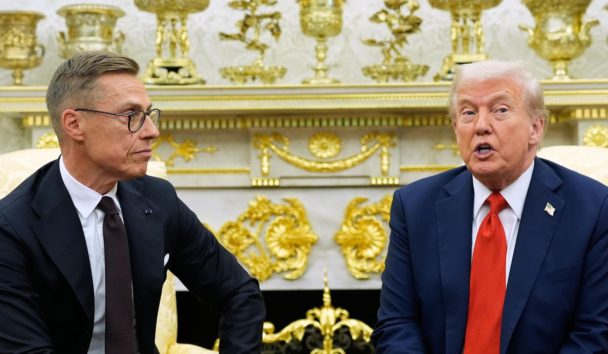 NextImg:Trump and Finnish president meet at White House to close deal on icebreakers