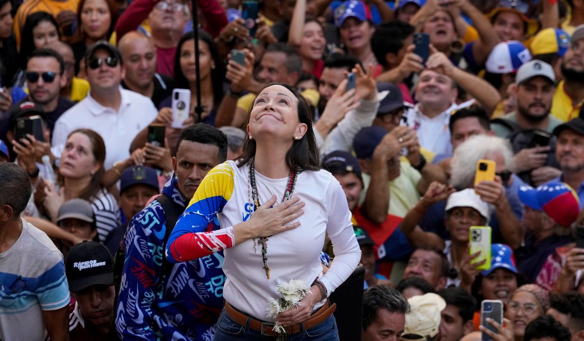 NextImg:Venezuelan opposition leader Maria Corina Machado wins the Nobel Peace Prize