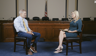 Welcome to the Washington Times interview with House Judiciary Committee Chairman Jim Jordan, the man who oversees House impeachment proceedings and has been at the forefront of questions over government censorship and immigration policy.