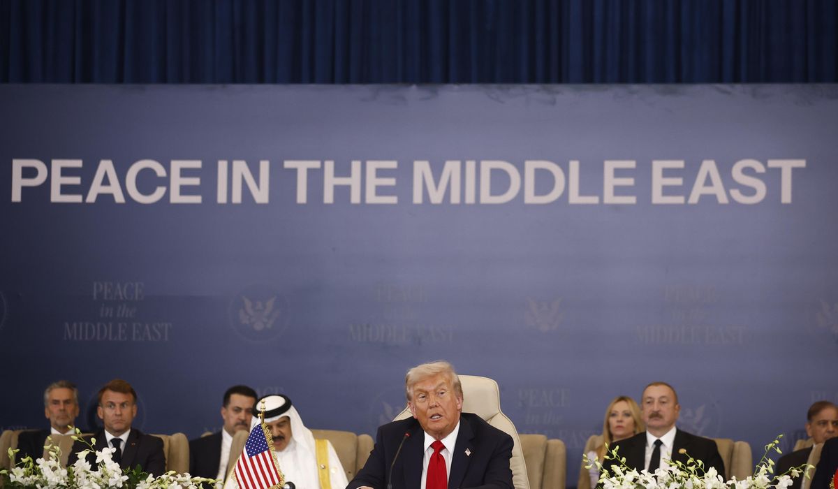 NextImg:Trump ushers in ceasefire, peace plan: ‘At long last, we have peace in the Middle East’