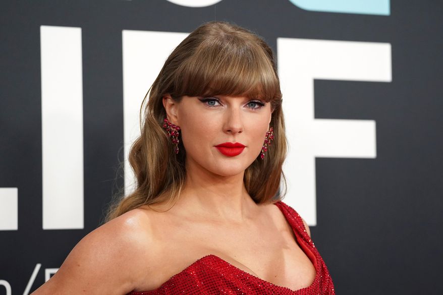Taylor Swift arrives at the 67th annual Grammy Awards on Sunday, Feb. 2, 2025, in Los Angeles. (Photo by Jordan Strauss/Invision/AP, File)