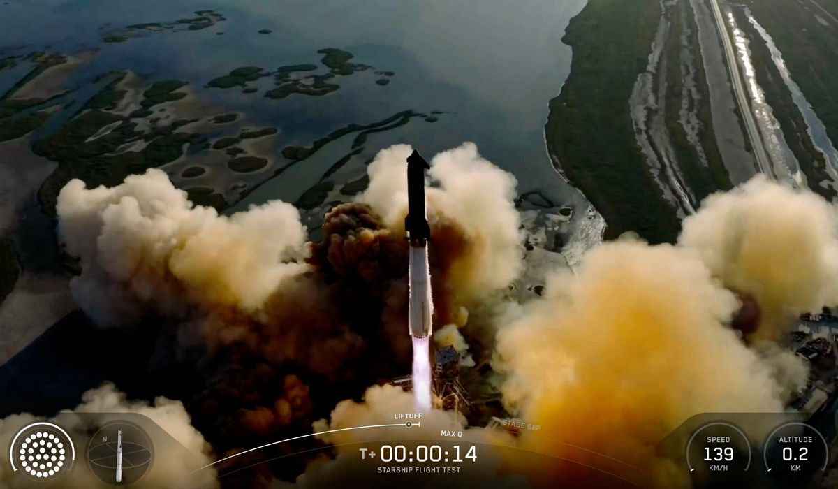 NextImg:SpaceX launches the 11th test flight of its mega Starship rocket