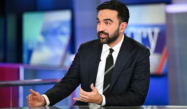 New York City Democratic mayoral candidate Zohran Mamdani speaks during an interview on "The Story with Martha MacCallum" at Fox News on Wednesday, Oct. 15, 2025, in New York. (Photo by Evan Agostini/Invision/AP)