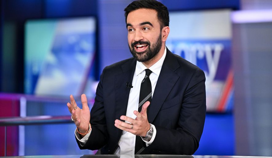 New York City Democratic mayoral candidate Zohran Mamdani speaks during an interview on "The Story with Martha MacCallum" at Fox News on Wednesday, Oct. 15, 2025, in New York. (Photo by Evan Agostini/Invision/AP)