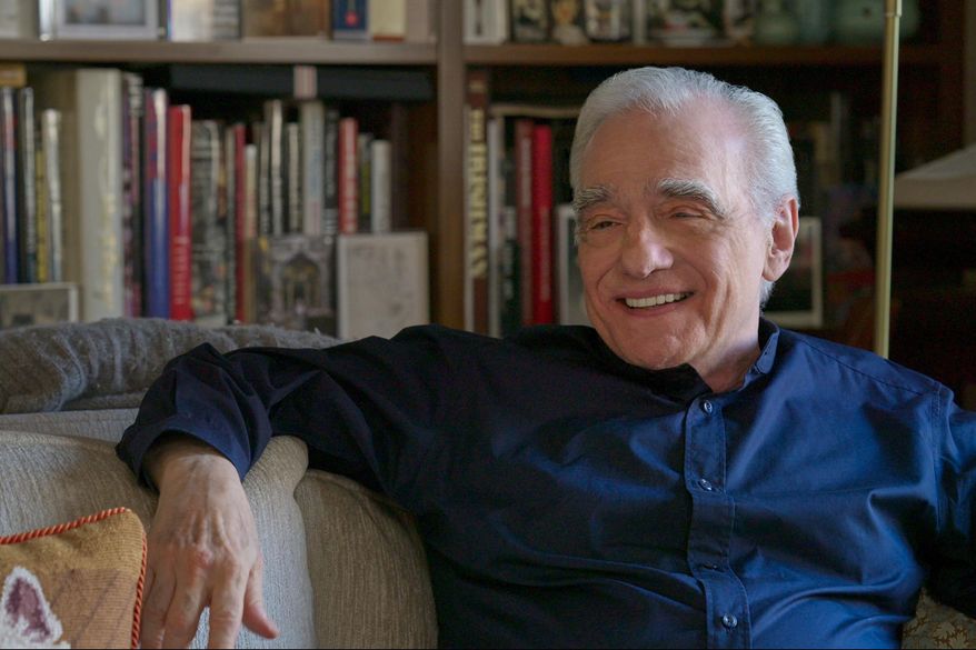 This image released by Apple TV+ shows filmmaker Martin Scorsese in a scene from the documentary series "Mr. Scorsese." (Apple TV+ via AP)
