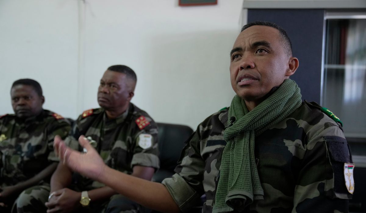 NextImg:Leader of Madagascar’s military rebellion tells AP he is ‘taking the position of president’