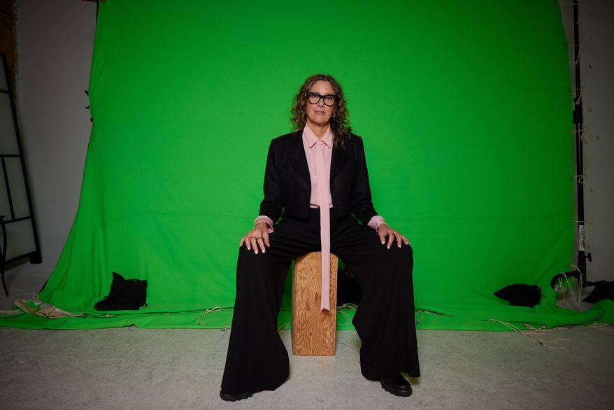 Rebecca Miller poses for a portrait on Thursday, Oct. 9, 2025, in New York. (Photo by Matt Licari/Invision/AP)