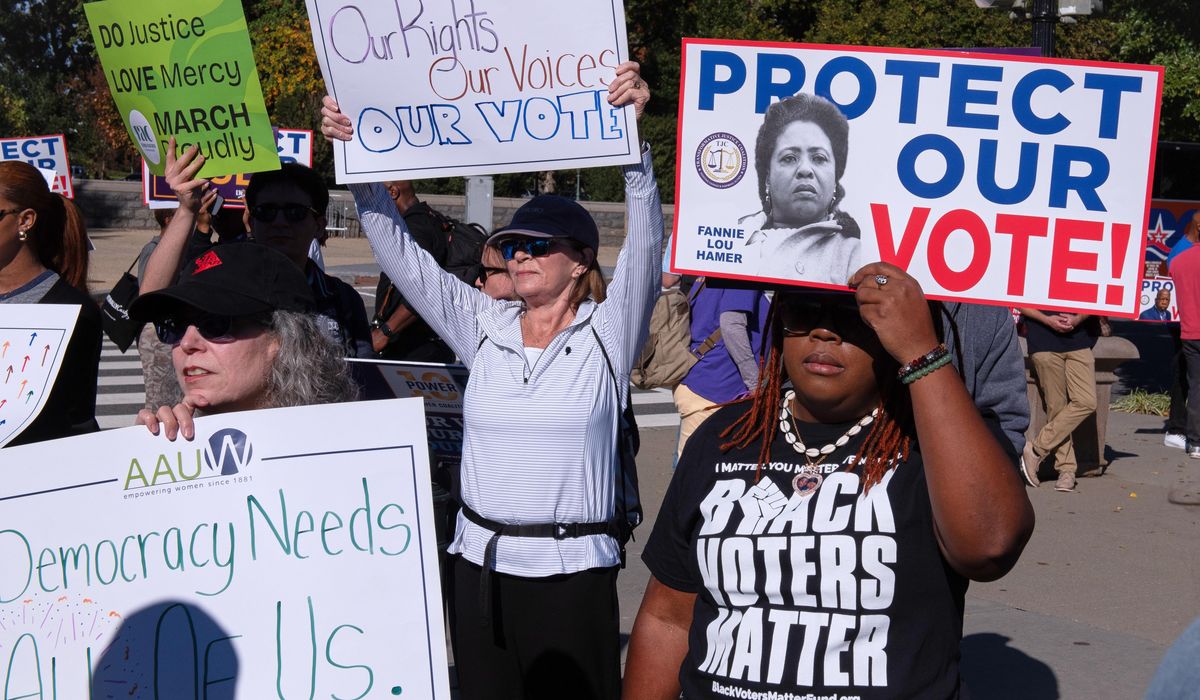 NextImg:Supreme Court takes up GOP-led challenge to Voting Rights Act that could affect control of Congress