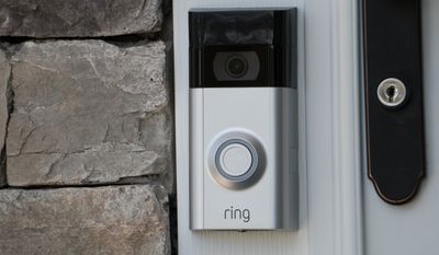 Ring, video doorbell owned by Amazon, manufactures home smart security products allowing homeowners to monitor remotely via smartphone app. File photo credit: BrandonKleinPhoto via Shutterstock.