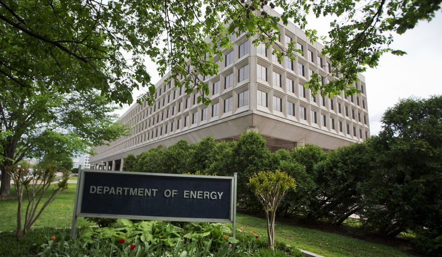 The Department of Energy building is shown in Washington on Friday, May 1, 2015. (AP Photo/Manuel Balce Ceneta) **FILE**