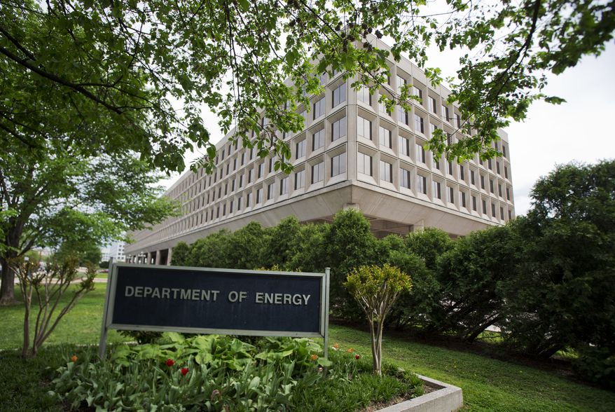 The Department of Energy building is shown in Washington on Friday, May 1, 2015. (AP Photo/Manuel Balce Ceneta) **FILE**