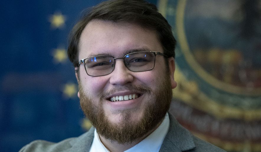 A Vermont state lawmaker has resigned over his participation in a Young Republican group Telegram chat littered with racist and antisemitic remarks. State Senator Samuel Douglass, 26, was among dozens of Young Republican Club members from across the country who were part of the private text chats. (Photo: Vermont General Assembly)