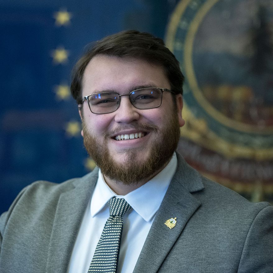 A Vermont state lawmaker has resigned over his participation in a Young Republican group Telegram chat littered with racist and antisemitic remarks. State Senator Samuel Douglass, 26, was among dozens of Young Republican Club members from across the country who were part of the private text chats. (Photo: Vermont General Assembly)